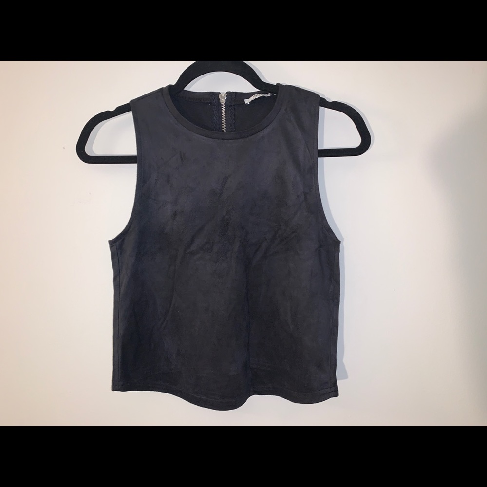 Black crop top